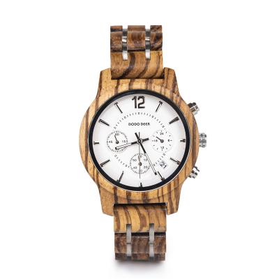 China Water Resistant Deer Fashion Wooden Starry Ladies Hot Wooden Table Women Quartz Watch for sale