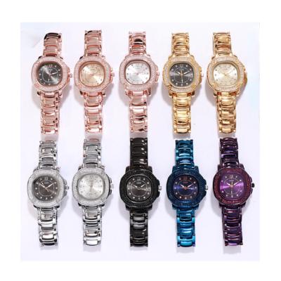 China Small Three Needle Live Broadcast New Fashion Women's Watch 2021 Brand Quartz Steel Strap Women's Watch for sale