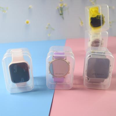 China Other Wholesale Transparent Watch Packaging Large Clear Plastic Electronic Watch Box Storage PP Gift Box for sale