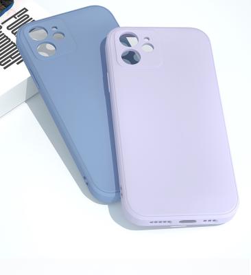 China Other suitable for 13 Inclusive Protective Silicone Solid Color Cell Phone Case 13 Inclusive Frosted UV Painted Case for sale