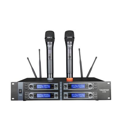 China Takstar G108 Professional Handheld 8-Channel Microphone Conference UHF Wireless Microphone System/Lavalier/Headset MIC for Karaoke Conference Presentation for sale