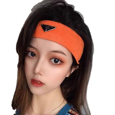 China New Trend Fashion Accessories Luxury Custom Logo Satin Makeup Elastic Elegant Sports Headbands for sale