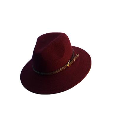 China New Trend Casual Custom Logo Women Wide Brim Wool Bandit Felted Hat USA Hats for sale