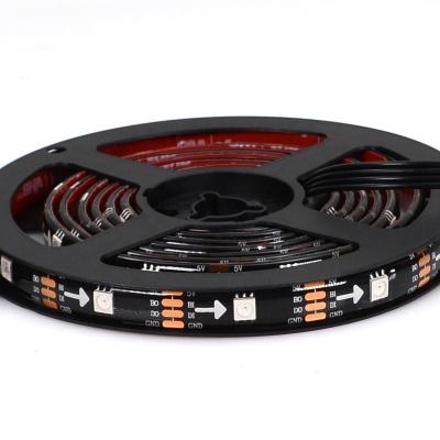 China Custom 5V LANDSCAPE RGB accessible led strip light ws2813 waterproof flexible 505 accessible super led strip light for sale