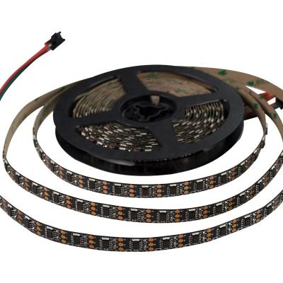 China WS2811 theme park led strip SMD 020 side-emitting RGB digiatl led strip light dreamy color 60leds 5m/roll for sale