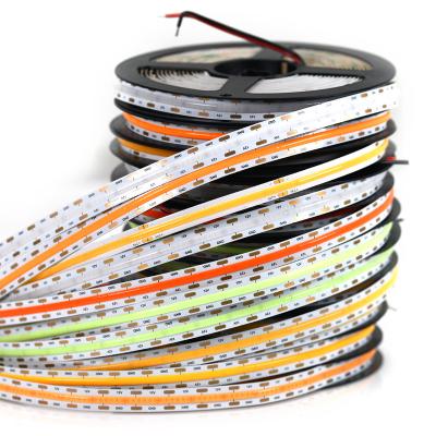 China Theme Park Custom COB 320/420/528LEDs/m RGB/RGBIC 12v Linear COB LED Light Strip for sale