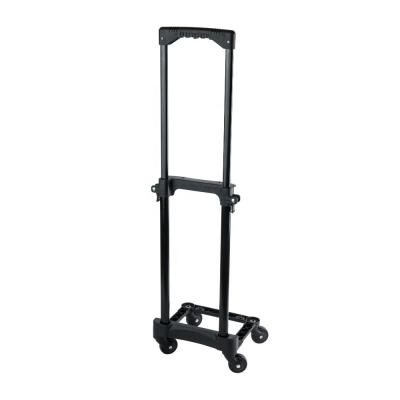 China aluminium pull trolly frame cart metal 4 or 2 wheels telescopic leather luggage handle bag accessories trolley spare parts for sale