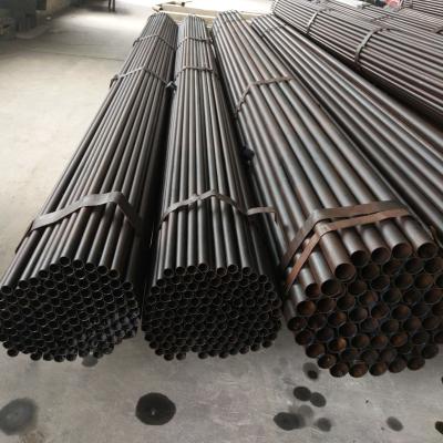 China Drill Pipe Light Oil PVC Package ERW Black Hot Rolled Process Round Pipe for sale