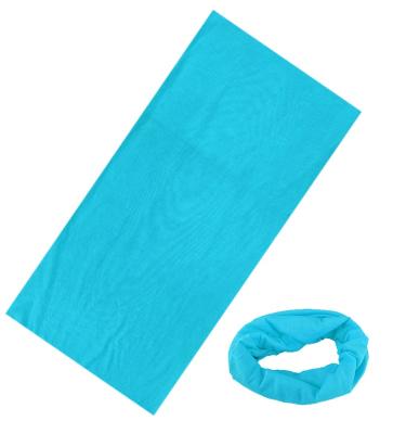 China Seamless Tube Elastic Promotional Products Custom One Printing The Head Wrap Plain Bandana Headwear Mult-color Seamless Tube Bandana for sale