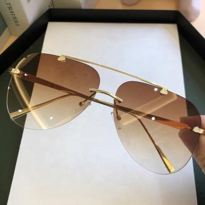 China Fashion sunglasses vintage combine aviation sunglasses men's brand gradient sunglasses 2022 for sale