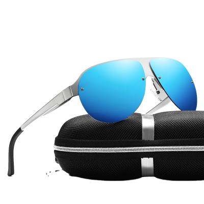 China Fashion Sunglasses Shape New 2022 Magnesium Aluminum Alloy Men's Polarized Sunglasses Driving Sports Riding Sunglasses Customized for sale