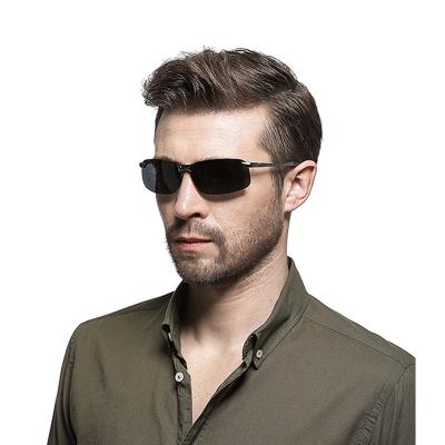 China New 2022 Fashion Sunglasses Men's Sunglasses HD Polarized Half Frame Driving Retro Sunglasses Classic Lenses Wholesale for sale