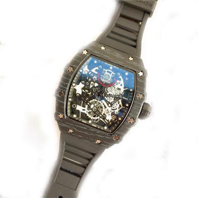 China Other 2022 New Fashion Men's Shaped Watch Wholesale Three-pin Quartz Watch Sports Silicone Ghost Head Watch Barrel 2022 for sale