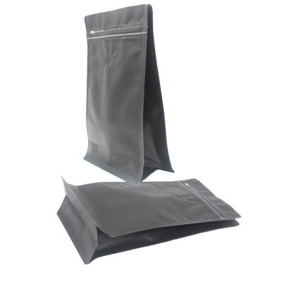 China Custom Printed Recyclable Quad Seal Package Aluminum Foil Gusset Coffee Food Packaging Side Bag for sale