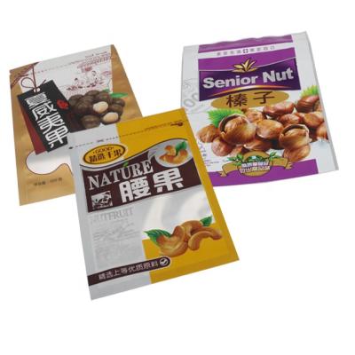 China Recyclable Customized Three Sides Heat Seal Bag For Dried Fruits Nuts Spices Beans Lentils Plastic Packaging Bag For Food for sale