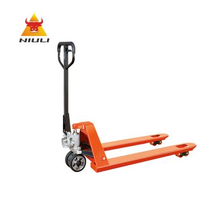 Китай Factory NIULI 2000kg 3000kg manual hand pallet truck with CE продается