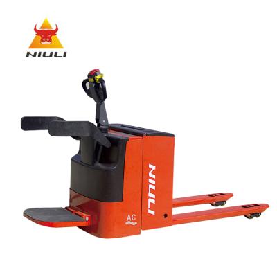 Cina Hotels Standing Electric Pallet Truck in vendita