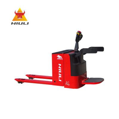 Cina Building material shops NIULI small pallet jack electric pallet truck cbd15 cbd20 full electric pallet truck in vendita