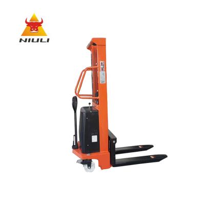 China Hotels Semi-Electric Stacker Te koop