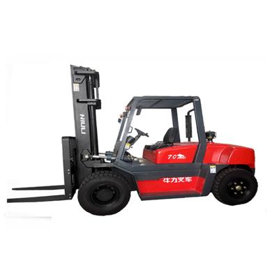 China Factory NIULI 7 Ton Heavy Duty Forklift Great Logistic Equipment Forklift With Automatic Transmission en venta