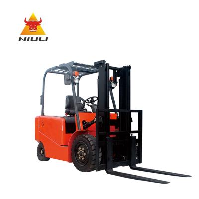 Cina Factory NIULI 6M 2/2.5T Four Point High Lift Electric Balance Hydraulic Forklift with Full-AC Warehouse MotorFor in vendita