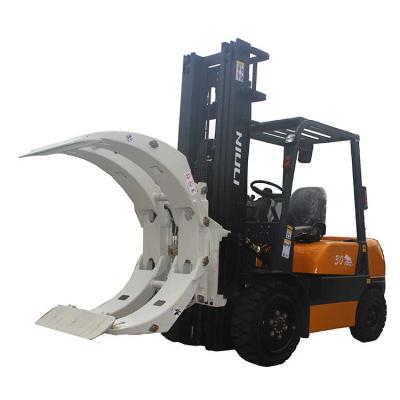 China Factory 3000kgs Diesel Forklift Truck With Paper Roll Clamp , ISUZU Engine zu verkaufen