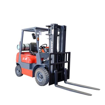 China Hotels NIULI Gasoline LPG Telescopic Forklift Te koop