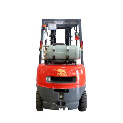 Chine Factory NIULI 2.0 Ton Capacity Gasoline LPG Gasoline Forklift With Nissan K21 Engine à vendre