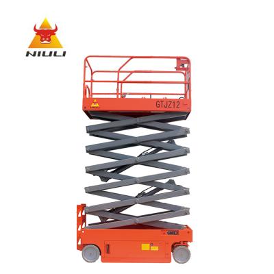 China Electric Towable Scissor Towable Cart Mobile Manual Hydraulic Lift Hotel Cherry Lift Table Man Picker Hijacker Airplane Diversion Lifter Aerial Platform zu verkaufen