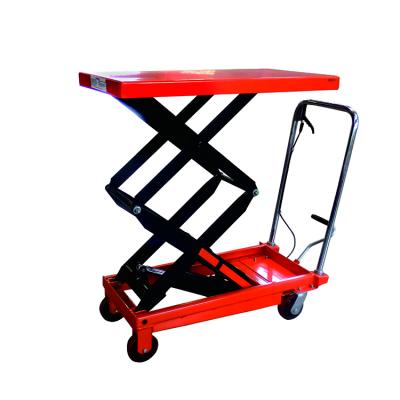 China Factory 350KG 1.5M Scissor Lift Table Hydraulic Lifter Goods Lift Hydraulic Lift Hydraulic Trolley for sale