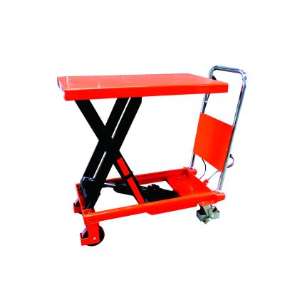 Cina Small Hand Held Machinery Repair Shops NIULI Portable Trolley Table Truck Hydraulic Scissor Lift Table in vendita