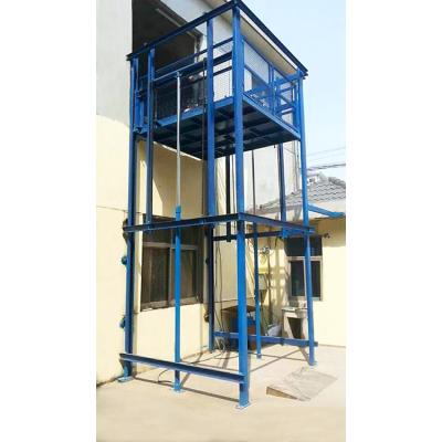 China Widely NIULI Building Construction Materials Hydraulic Vertical Cargo Lift CE Approved Goods For Lifting Warehouse Hydraulic Cargo Lift en venta