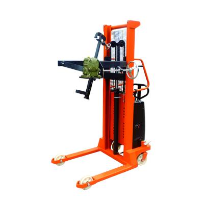 China Factory NIULI Ergonomic Electric Drum Stackers With Tipper Lifter Truck for sale