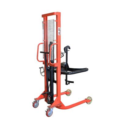 China Factory Sale 350KG Manual Hydraulic Tilting Barrel Forklift for sale