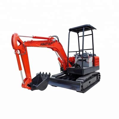 China Farms Haitui Brand Yanmar Engine Mini Hydraulic Farm Garden Digger Excavator for sale