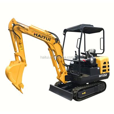 China Cultivate Widely Used 2.2ton HT22 Mini Crawler Excavator Tractor for sale