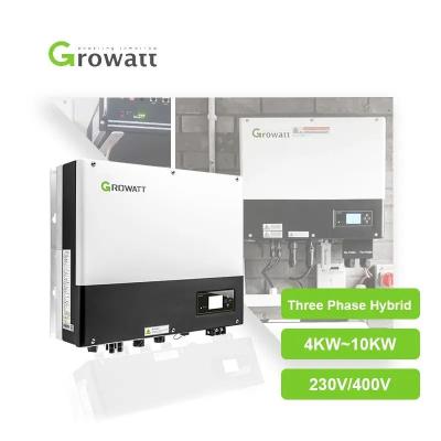 China Growatt 10Kw hybrid inverter 48V | 380V Sph5000 Sph10000 10Kw of 3 phase with Wifi 505*453*198mm for sale