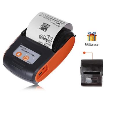 China GOOJPRT Black And White Portable Mini Factory Mobile Receipt Printer With Free Case And Paper for sale