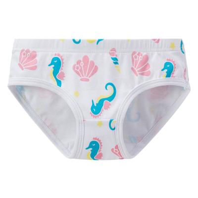 China Unicorn Girls Panties Breathable Comfort Breathable Cute High Quality Elasticity Briefs Custom Design Pattern Kids Underwear for sale