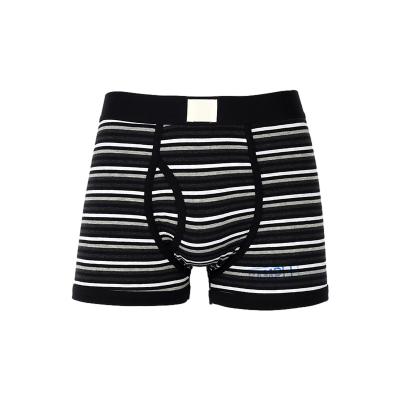 China Breathable Goods Using S/M/L/XL Stripe Cotton Men Underwear Cheap Boxer Briefs Wholesale for sale