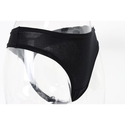 China Breathable using various black 95%cotton, ladies 5%elastane thong panties S/M/L/XL women for sale