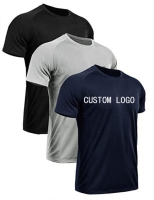 China Wholesale OEM QUICK DRY Custom Printed Multicolor Mens Round Neck T-shirts Mens Quick Dry Cotton Shirts for sale