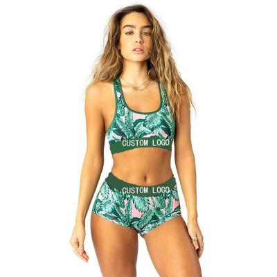 China Ladies QUICK DRY daily lingerie set printing wholesale custom bra and brief sets for women clothing for sale