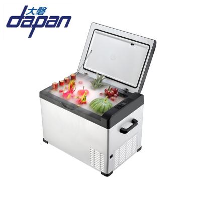 China DC 12v Plastic Outdoor Car Camping Freezer Compressor Portable Mini Car Fridge for sale