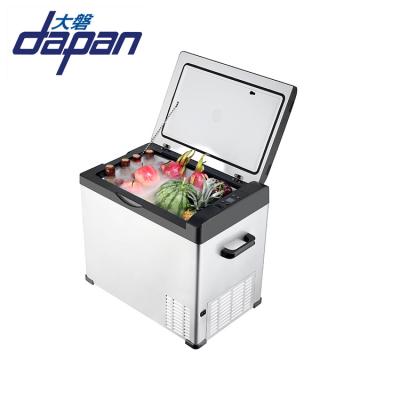 China Home Use Car Or 12v Compressor Cooling 50l Portable Fridge for sale