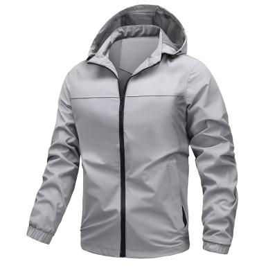 China Waterproof Solid Color Windproof And Waterproof Jacket With Hood And Removable Outdoor Jacket for sale