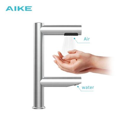 China Hotel AK7130 Newest Electric High Speed ​​Automatic Sensor Faucet Air Faucet With Dryer For Toilet for sale