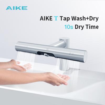 China AK7120 Hotel Stainless Steel Dual HEPA Filtration And Filter Tap And Air Faucet Hand Dryers for sale