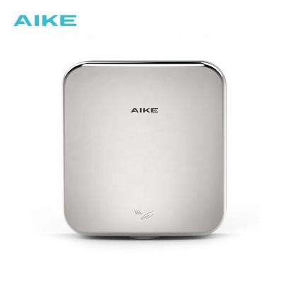 China Hotel AK2800C CE CCC Wall Mount 304 Stainless Steel Case Mini Automatic Air Spray Hand Dryer for sale