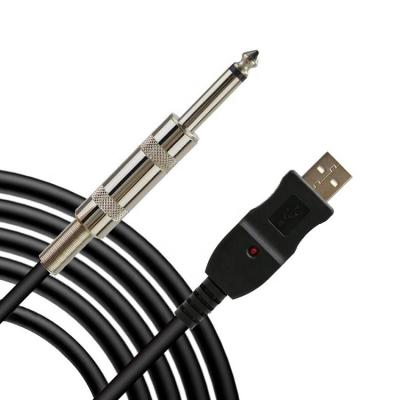 China 3M 10FT Patch Cable Guitar Instrumentation Cable USB Electric Guitar Cable Usb Guitar Cable For Electric Guitar for sale